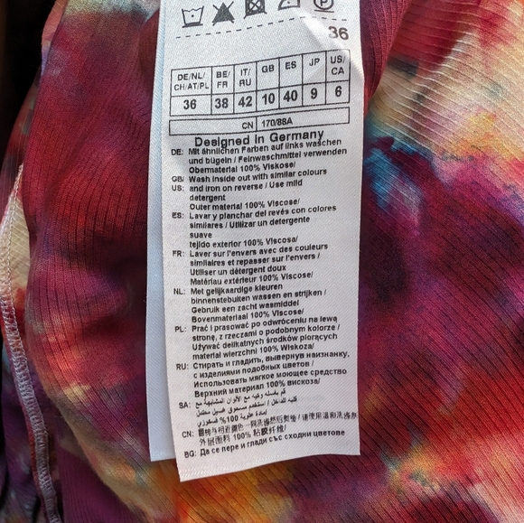 Gerry Weber Ice Dye Colourful Blouse - Picture 4 of 8